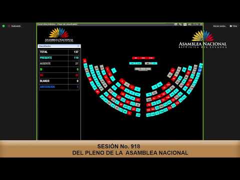 Reconsideración de la votación  - Sesión 918