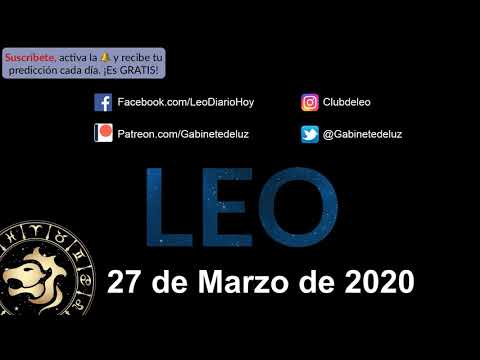 Horóscopo Diario - Leo - 27 de Marzo de 2020