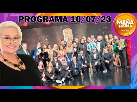 Mañanísima con Carmen- Programa del 10/07/23 -LO QUE NADIE TE MOSTRÓ DE LOS MARTÍN FIERRO 2023