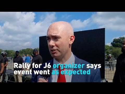 Justice for J6 rally organizer says event went as expected