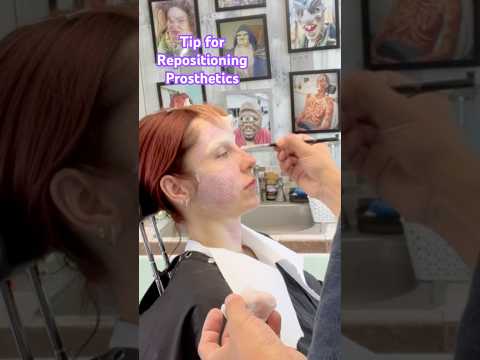 Prosthetic Tip for repositioning #cosplay #specialeffects