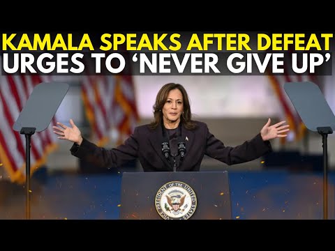 US Election Result 2024: Kamala Farewell Speech LIVE | Trump Defeats Harris | US Election | WION