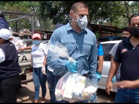 Alcaldía de San Salvador inicio la entrega de paquetes alimenticios