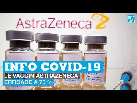 Covid-19 : un troisième vaccin proposé par AstraZeneca et l'université d'Oxford efficace à 70 %