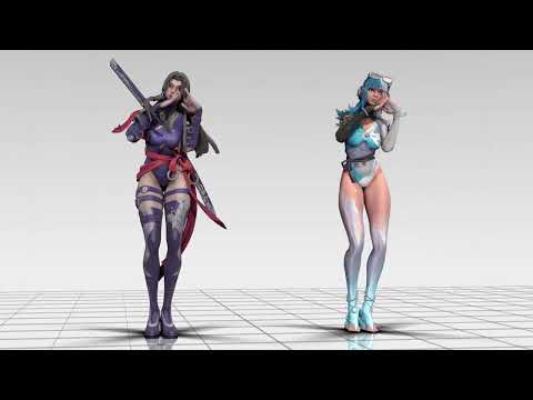 MMD Marvel Rivals - Emotes be Like