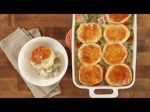 How to Make Mom's Fabulous Chicken Pot Pie with Biscuit Crust | Dinner Recipes | Allrecipes.com