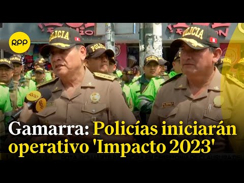 Policías resguardarán accesos en Gamarra como parte del operativo 'Impacto 2023'