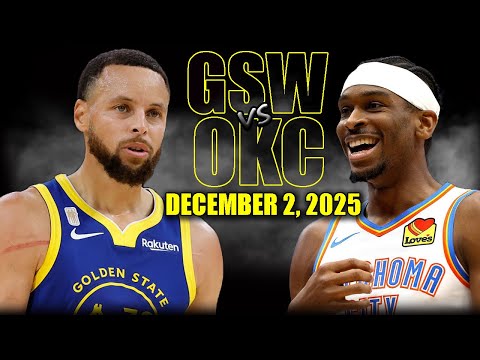 Golden State Warriors vs Oklahoma City Thunder Full Game Highlights - December 2, 2025 | NBA Season