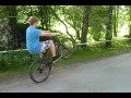 world's longest wheelie on a mountain bike