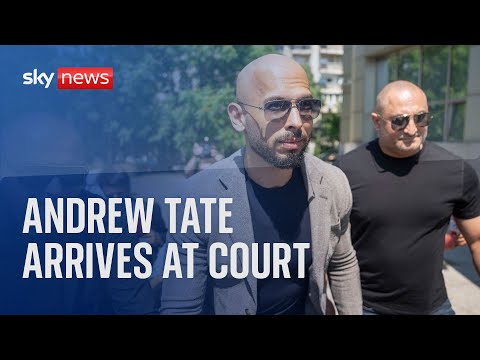 Watch live: Tate brothers set to appear at court in Romania
