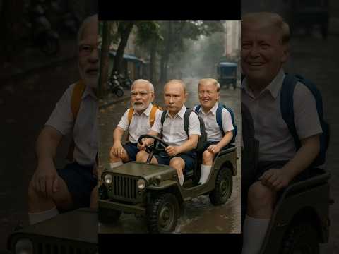 Savage Kids! Modi, Trump & Putin Splash Muddy Water on Shehbaz & Imran | #funny #modi #shorts #viral