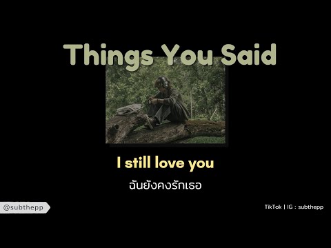 [THAISUB]ThingsYouSaid-Co