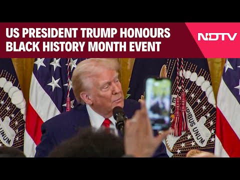 Trump News | US President Donald Trump Honours Black History Month Event