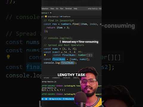 Spread Operator in Javascript ( Interview Question )