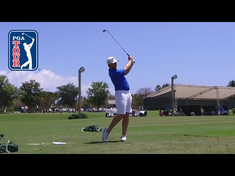 How to hit a lower trajectory iron shot with Brice Garnett