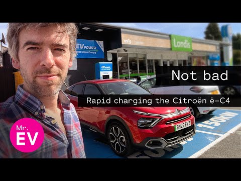 How fast can the Citroën ë-C4 charge? Summer rapid charging from 10-80%