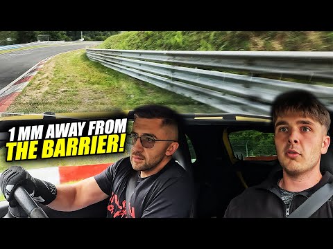 CLOSE CALL! 595 Abarth SURPRISE LOCK UP! Nürburgring