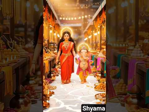 धनतेरस के लिए माता पार्वती और गणेश जी गए शॉपिंग पर। #viral   #ganeshji #diwalivibes #diwali #parvati