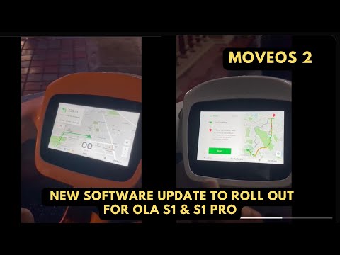 MoveOS 2: New Software Update to roll out for Ola S1 & S1 Pro Electric Scooter #olaelectric