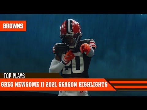 Greg Newsome II highlights from the 2021 NFL season video clip