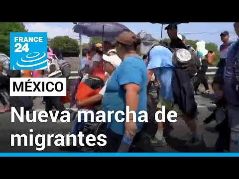 México: nueva caravana de migrantes salió desde Tapachula para huir de la violencia