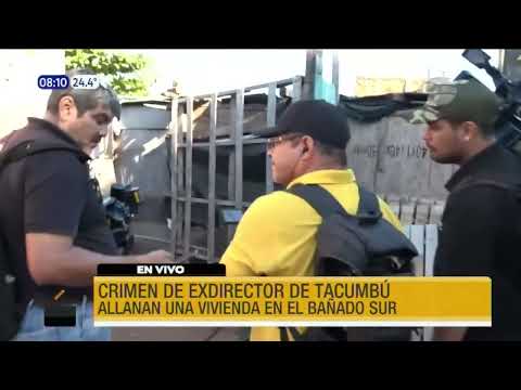 Detienen a sospechoso del crimen del exdirector de Tacumbú tras allanamientos