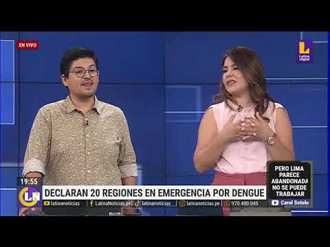 Declaran 20 regiones en emergencia por Dengue