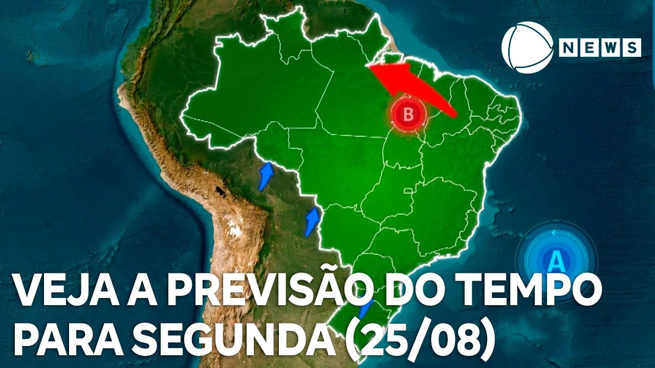 Confira a previsão do tempo para segunda 2508