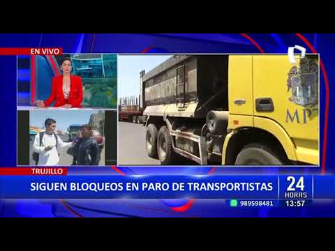 24Horas VIVO Siguen bloqueos en paro de transportistas