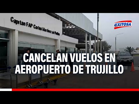 Cancelan vuelos por tercer día consecutivo en Aeropuerto Capitán FAP Carlos Martínez de Pinillos