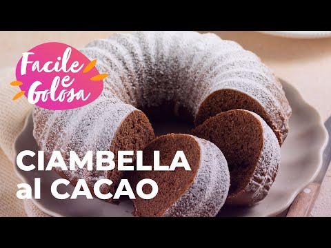 CIAMBELLA al CACAO - RICETTA FACILE e SUPER GOLOSA🍫🥰