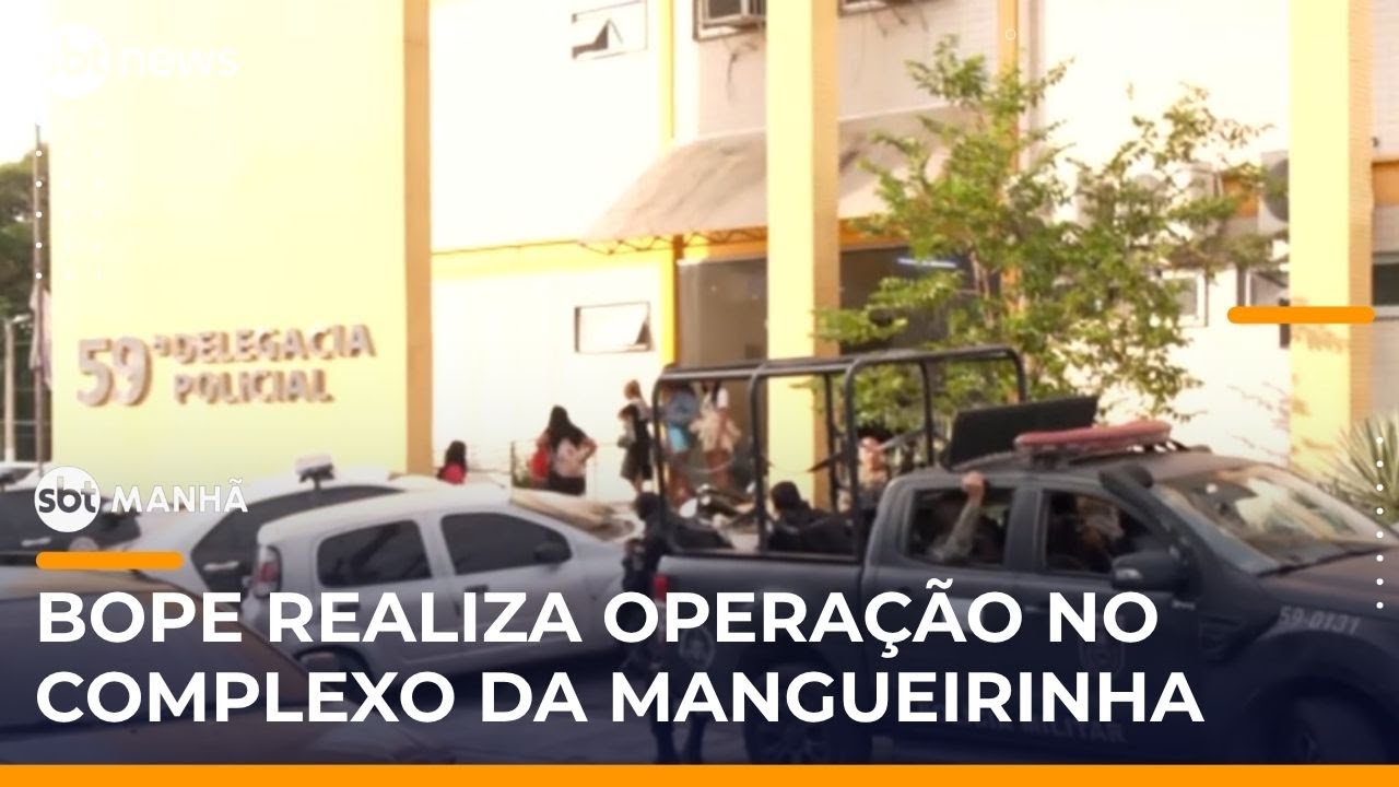 Chefe de facção criminosa é preso durante operação no Rio de Janeiro | SBTManhã