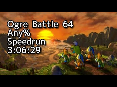 [Current WR]【RTA】オウガバトル64 Person of Lordly Caliber(JP) Any% 3:06:29【Speedrun】