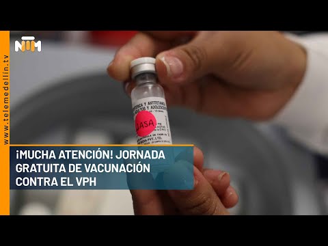 ¡Mucha atención! Jornada gratuita de vacunación contra el VPH - Telemedellín