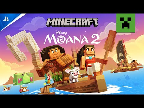 Minecraft - Moana 2 DLC Trailer | PS5 & PS4 Games