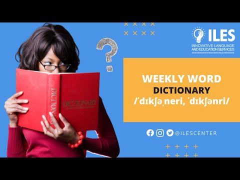 Définition du Mot Anglais Dictionary. Signification, Prononciation et Phrases.