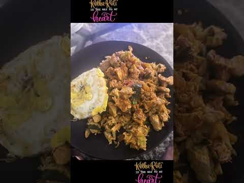 Srilankan style kothu roti #kotturoti #kottu #srilankanfood #srilankan_tik_tok #srilankanstyle