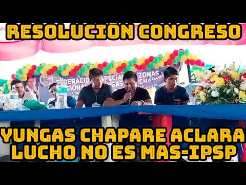 FEDERACIÓN YUNGAS CHAPARE SE DECLARA EN PIE DE LUCH4 CONTRA GOBIERNO Y LA DER3CHA BOLIVIANA..