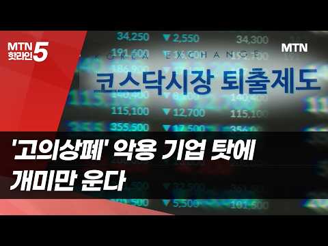 악용하는 기업 탓에 개미만 운다 [고의상폐의 덫 ①] / 머니투데이방송 (뉴스)