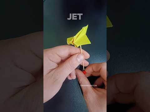 JET EASY ORIGAMI CRAFT TUTORIAL | DIY PAPER ORIGAMI AIRPLANE