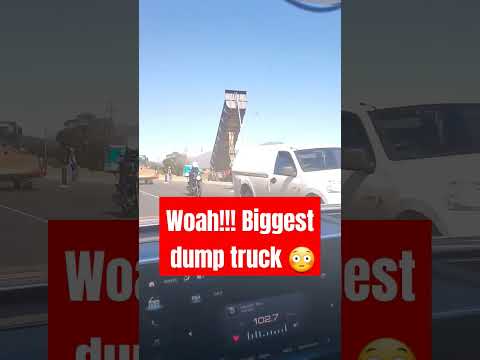 First I see dump truck this big! #shortsvideo #viralshorts #viralvideo #shorts #nature #betashorts