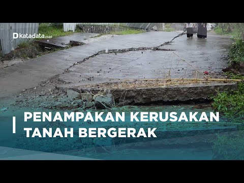 Fenomena Tanah Bergerak Rusak Ratusan Rumah di Bogor | Katadata Indonesia