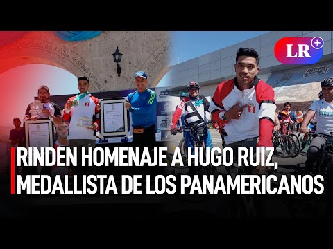 Arequipa: rinden HOMENAJE a Hugo Ruiz, MEDALLISTA de ORO de los Juegos PANAMERICANOS | #LR