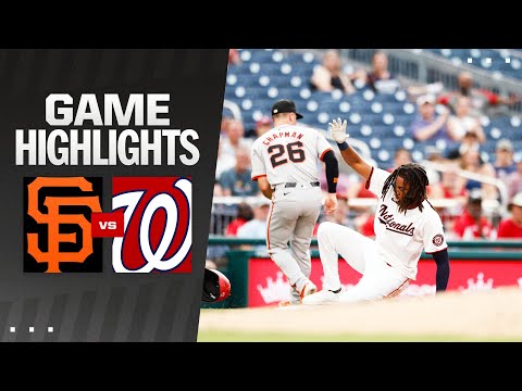 Giants vs. Nationals Game Highlights (8/6/24) | MLB Highlights