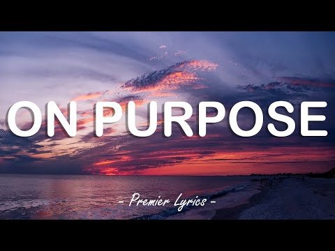 On Purpose - Sabrina Carpenter (Lyrics) 🎵