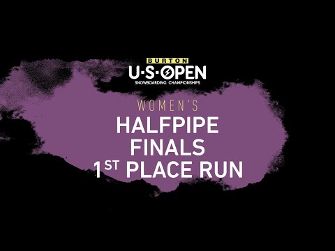 Burton U·S·Open 2020 Women's Halfpipe Finals - First Place Run - Xuetong Cai