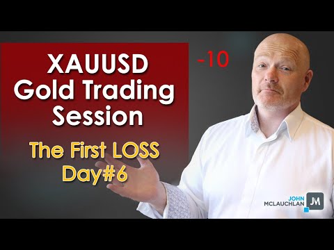 Crossfire Gold Trading Session Day #6 - Our 1st XAUUSD Trading Loss
