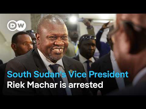 South Sudan on brink of civil war after Vice President is arrested | DW News
