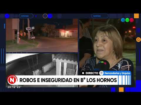 Robos e inseguridad en Barrio Los Hornos