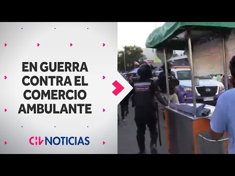 SANTIAGO EN GUERRA contra el comercio ambulante: Realizan masivas redadas - CHV Noticias